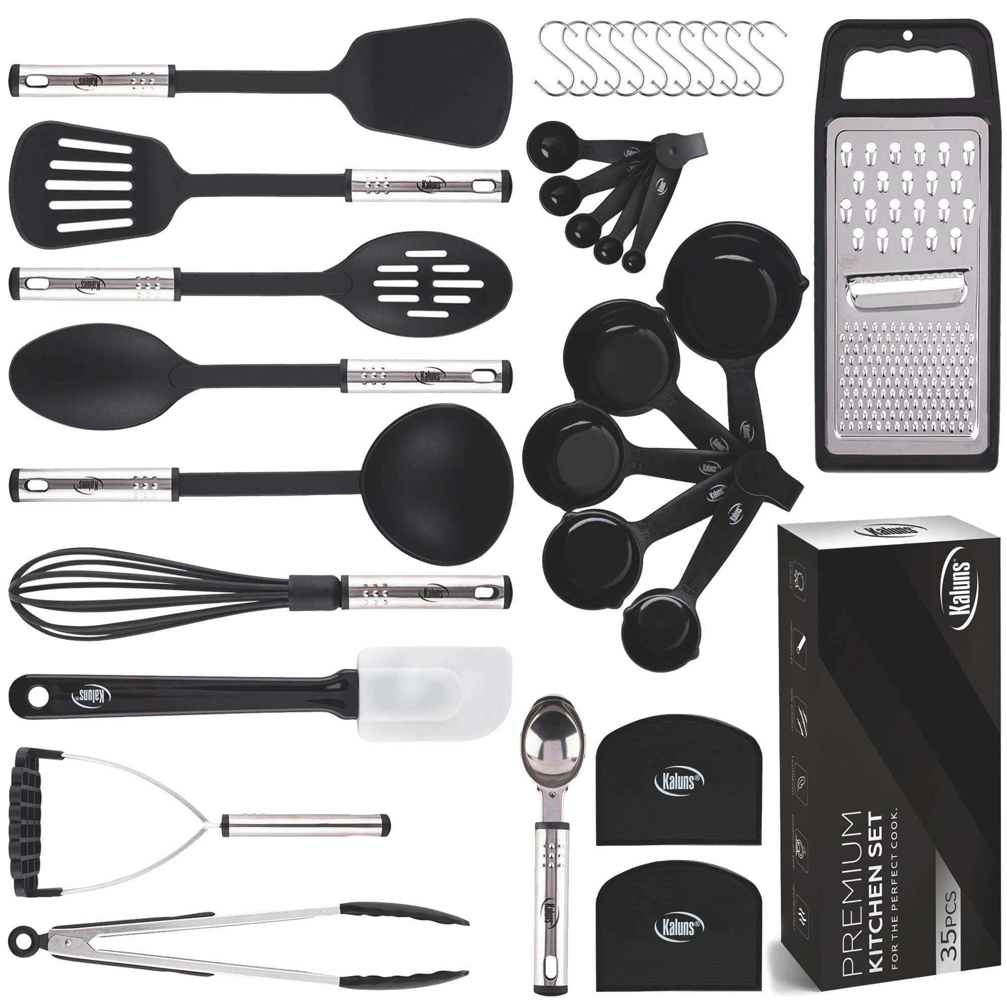 Kaluns kitchen utensils set collection — versatile tools for easy cooking and cleanup.