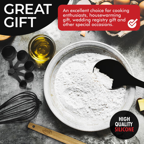Kaluns measuring cups and spoons enable accurate prep and portions.