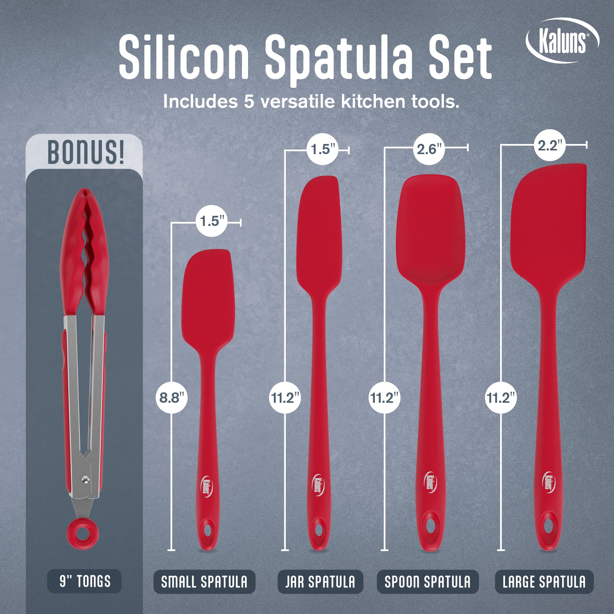Kaluns large-spatula highlighting wide surface for flipping big items