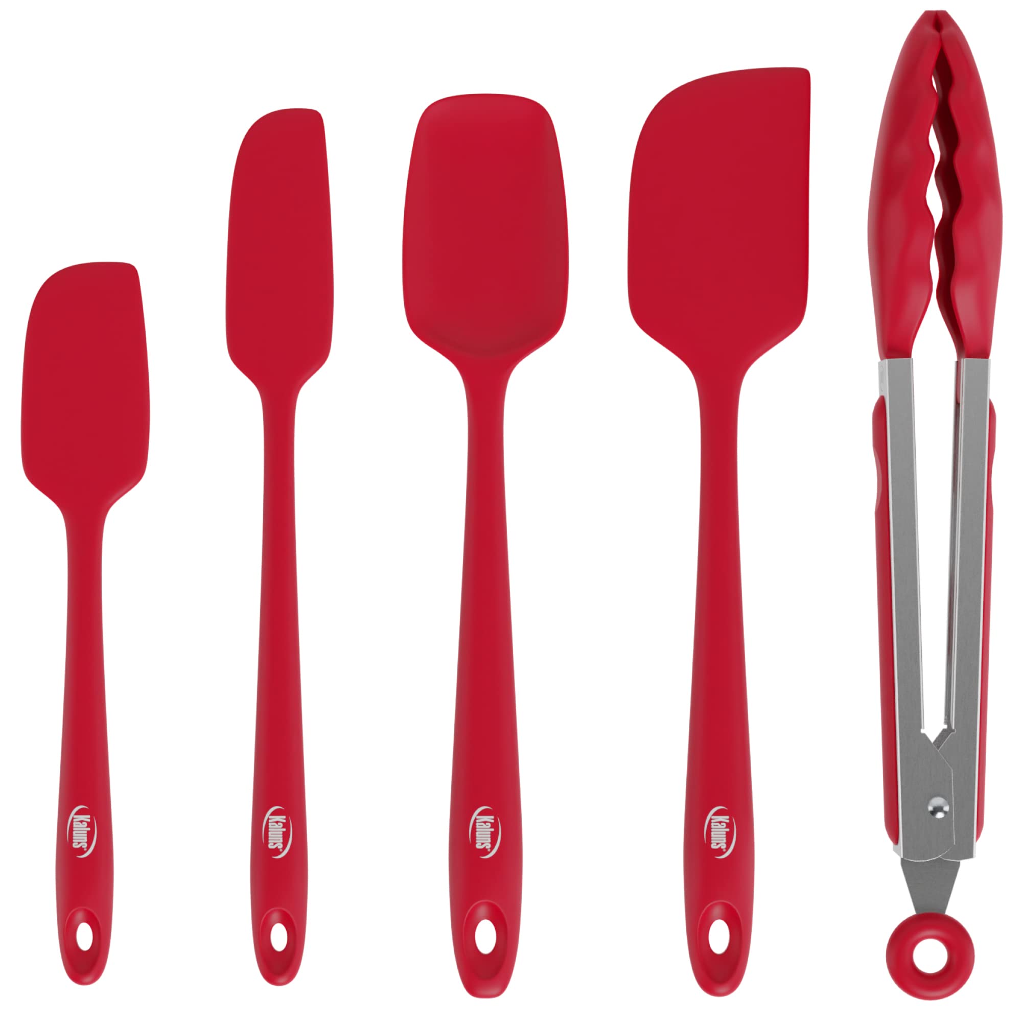 Kaluns silicone spatula set stainless-core emphasizing durable core