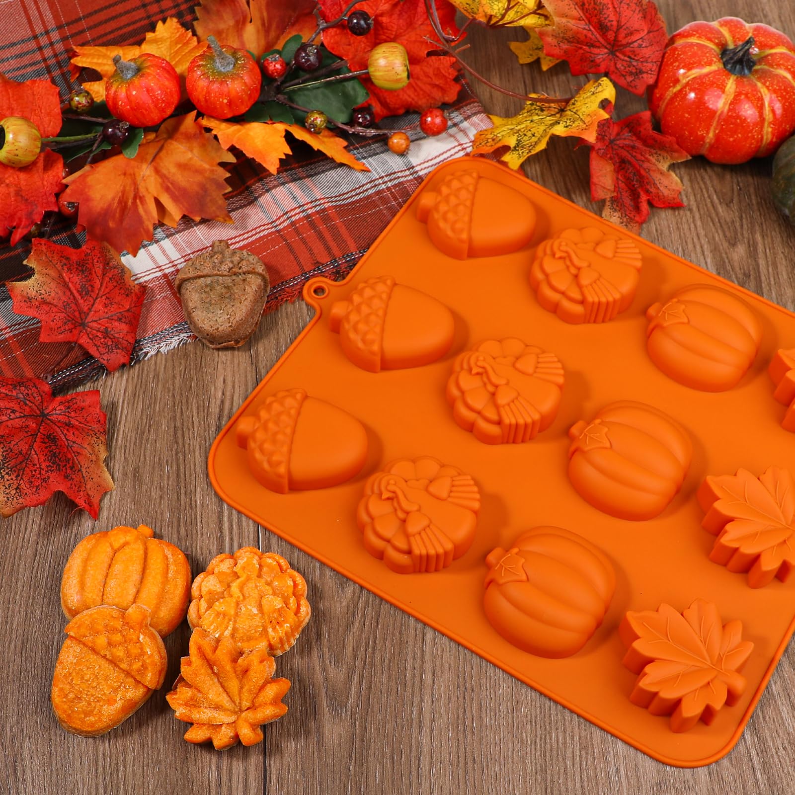 Kamehame Fall silicone mold apple shape for pastry decorations