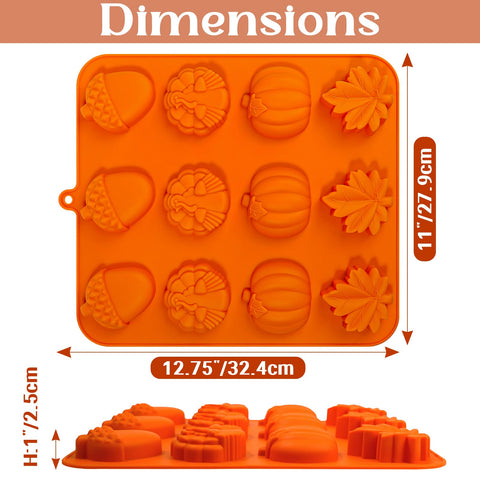 Kamehame Fall silicone mold pumpkin shape for cakes and treats
