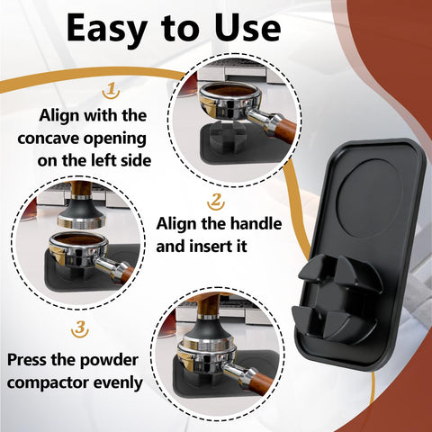 Kamrexi tamping mat reduces noise for quieter morning coffee routines
