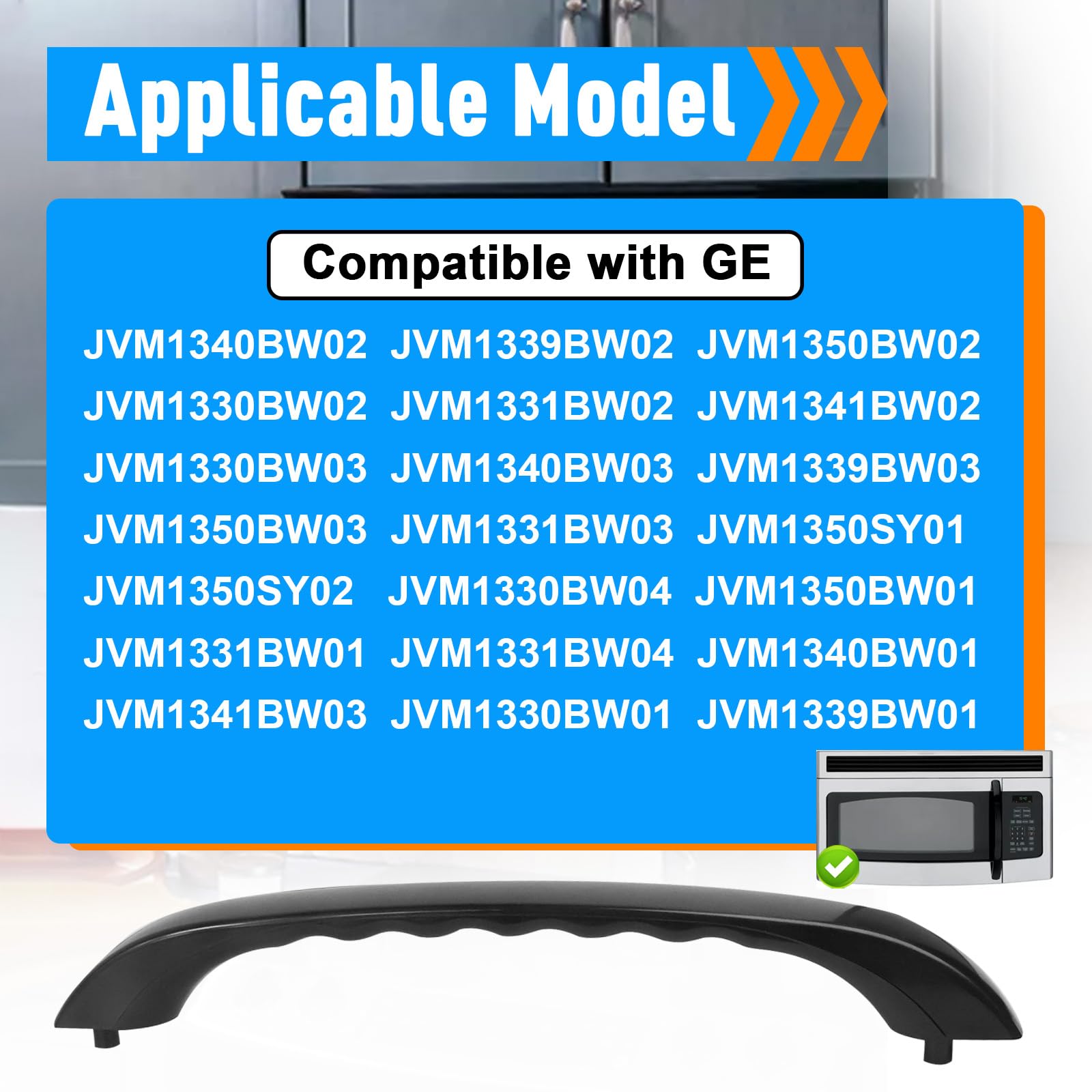 Kamrexi WB15X10020 compatibility list indicating GE Spacemaker XL support