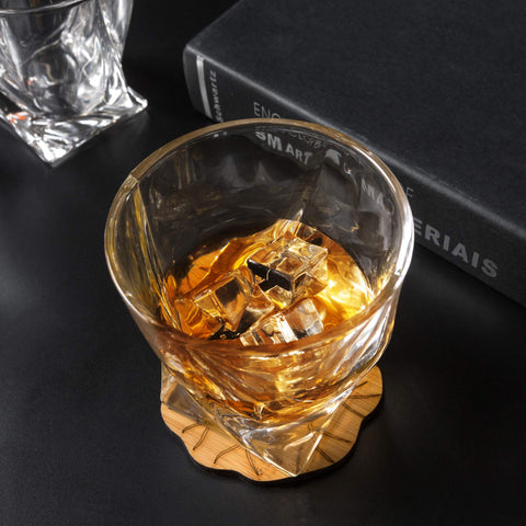KANARS Lucifer design whiskey tumbler adds modern flair for sipping.
