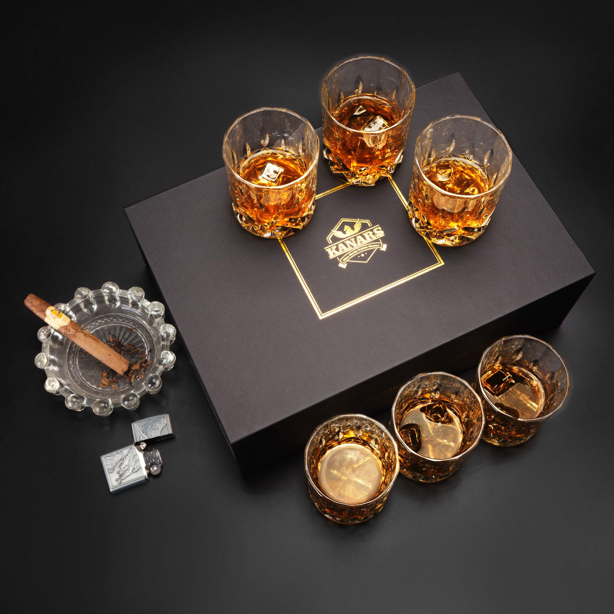 KANARS 6-piece set provides durable, premium clarity for everyday sipping rituals.