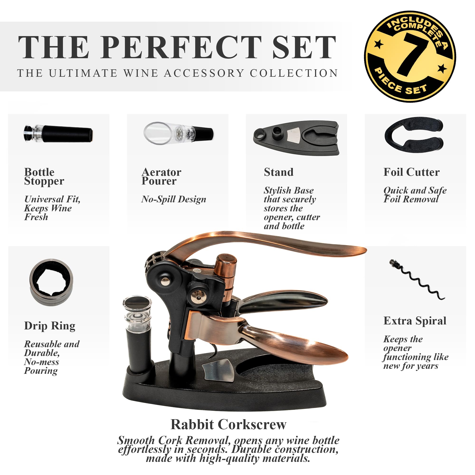 KANDOHAUS premium wine accessories box for elegant gifting.