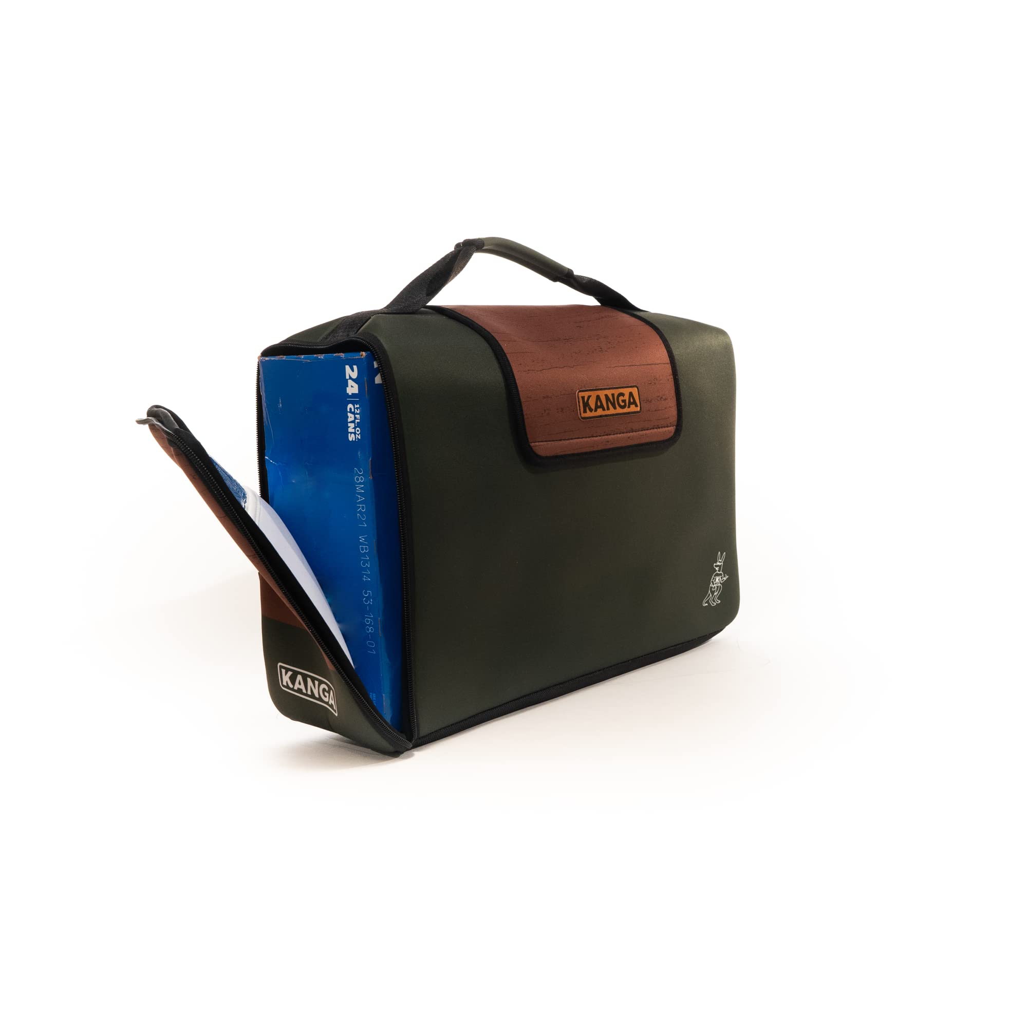 Kanga ergonomic carry strap helps you move drinks with comfort.