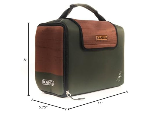 Kanga Woody print cooler bag adds style to any outdoor event.