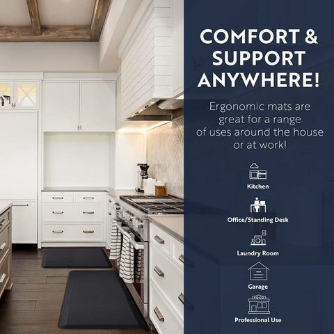 KANGAROO pet-friendly, durable kitchen mat suitable for busy households