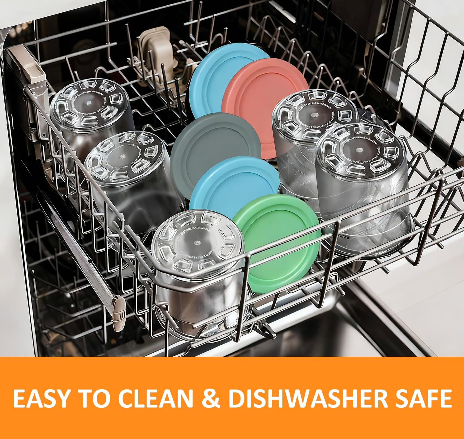 Kangbo top-rack dishwasher-safe pints simplify cleanup between batches.