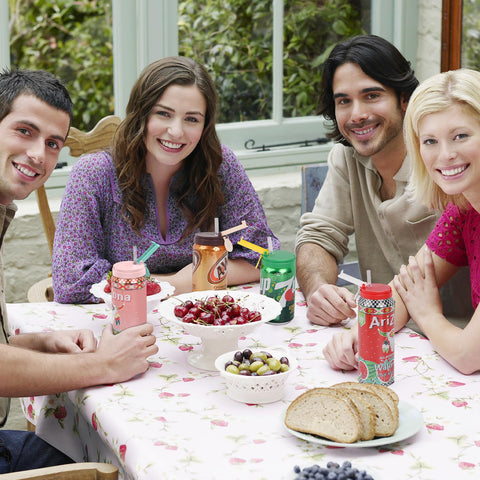 KangNa outdoor-use friendly lids protect unfinished drinks from dust