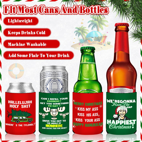 Classic dialogues printed on Kanmeii sleeves add festive humor to drinks.