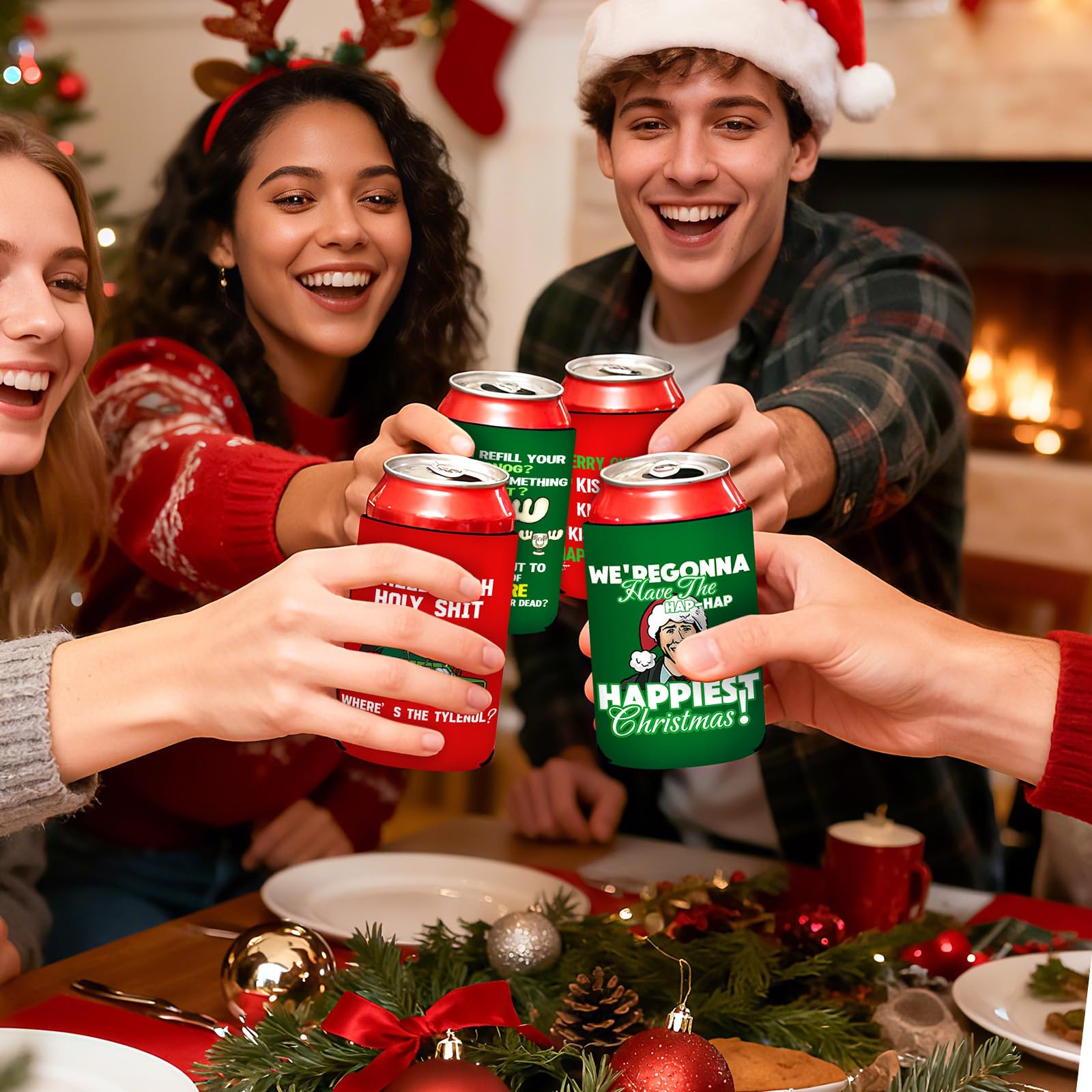 Reusable cozy sleeves support sustainable entertaining and reduce beverage waste.