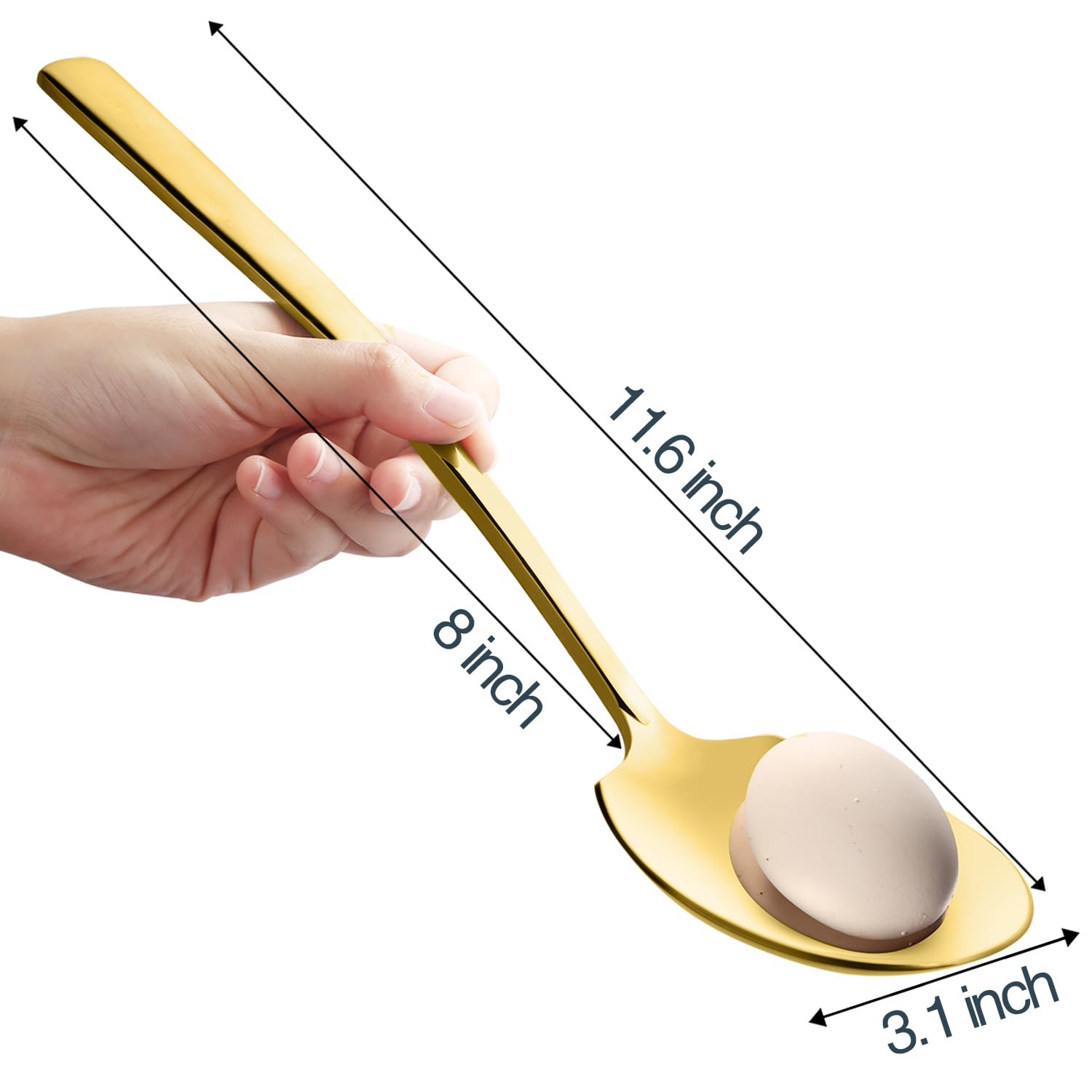 Kannei Tec stainless-steel serving utensils dishwasher-safe, sturdy and long-lasting for everyday use.