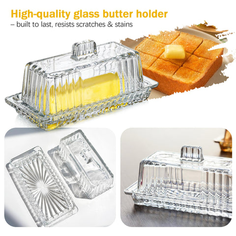 Kanpura butter dish is BPA-free for safe countertop use.