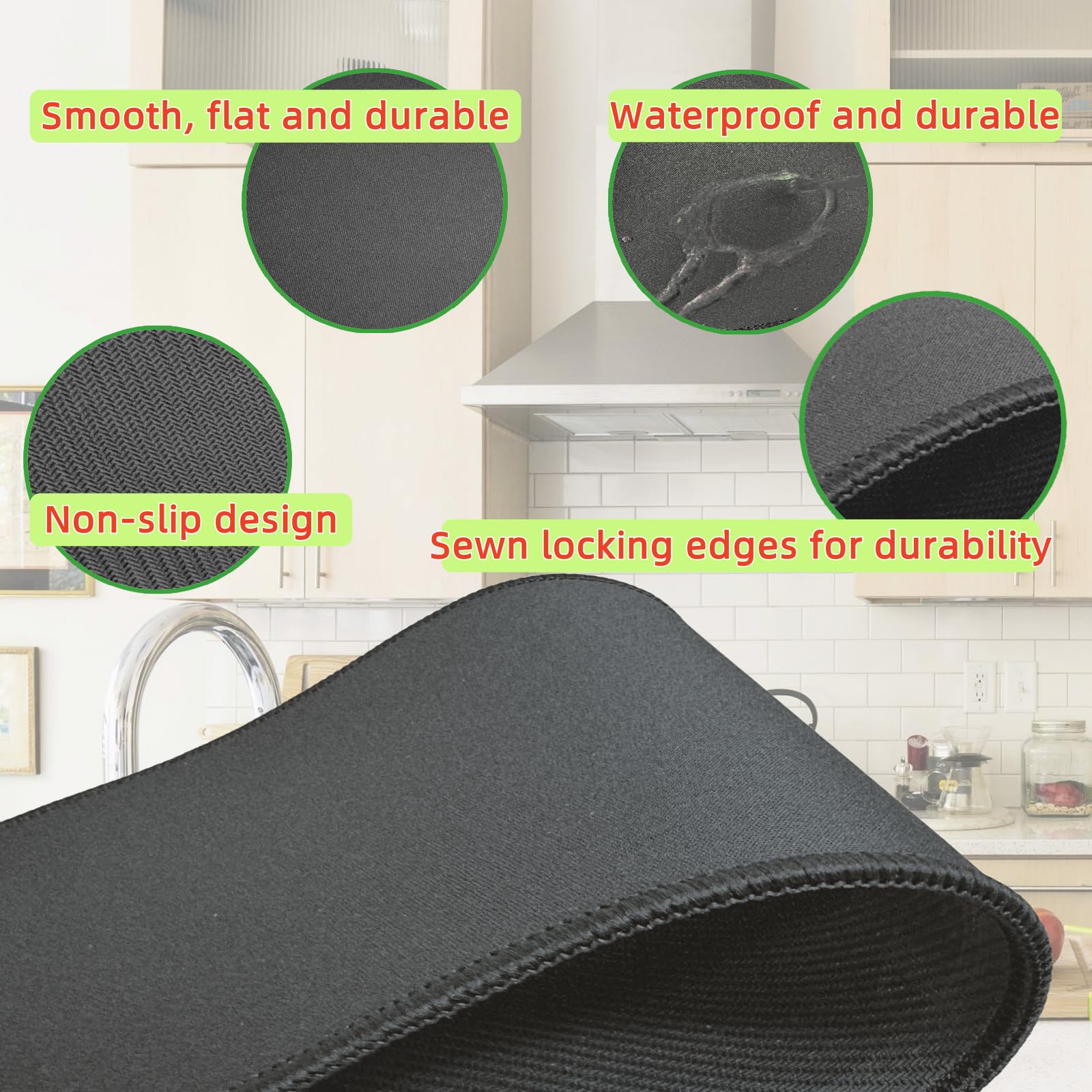 KANSHENDH-US edge reinforced design ensures durability during use.