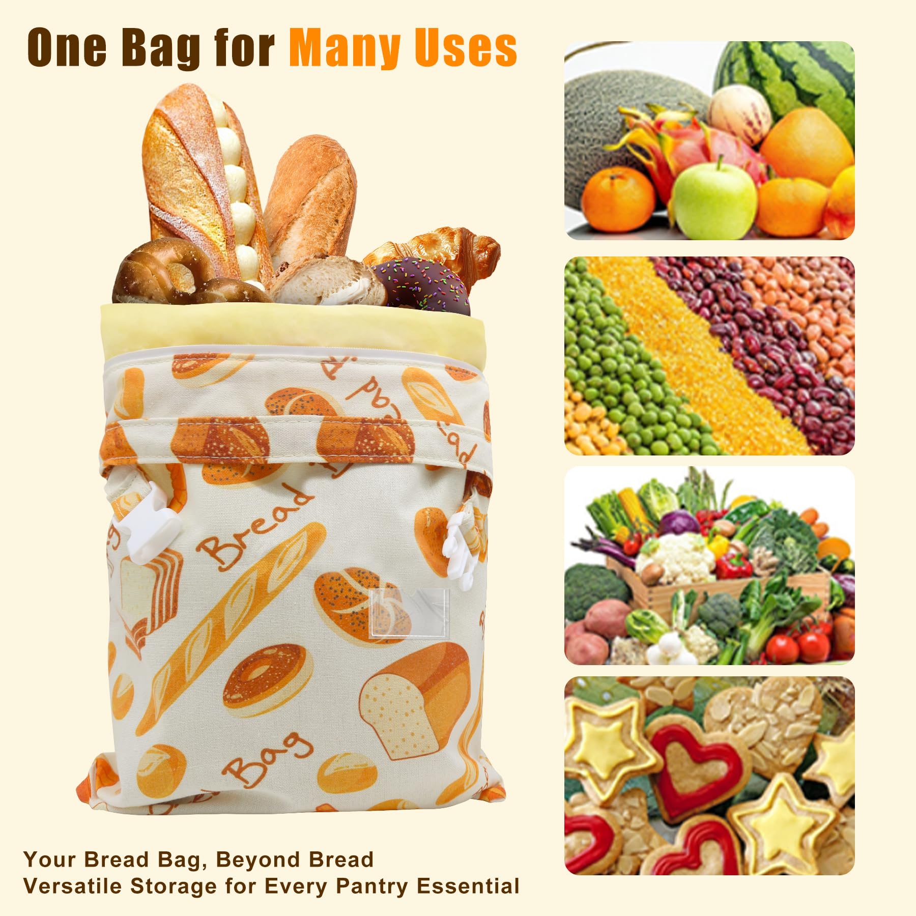 kanuoc freezer-safe design preserves baked goods during freezing.