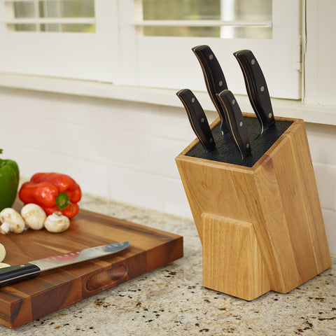 Kapoosh block with 8-inch knives held securely