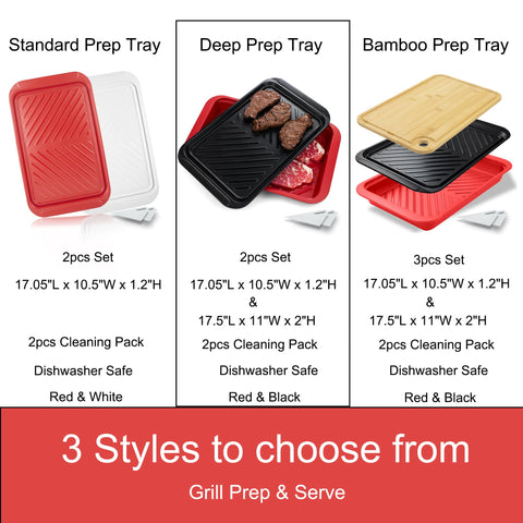 KAQAHIDO BPA-free melamine tray withstands heat