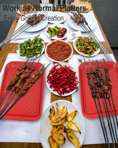 KAQAHIDO serving tray duo supports prep and presentation with less mess.