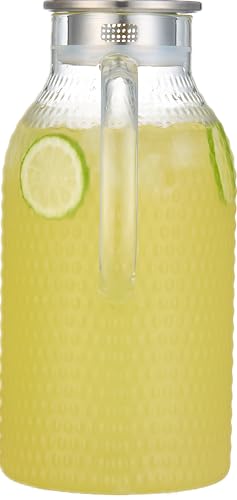 Karafu pitcher lid with two outlets for fast pour and filtration