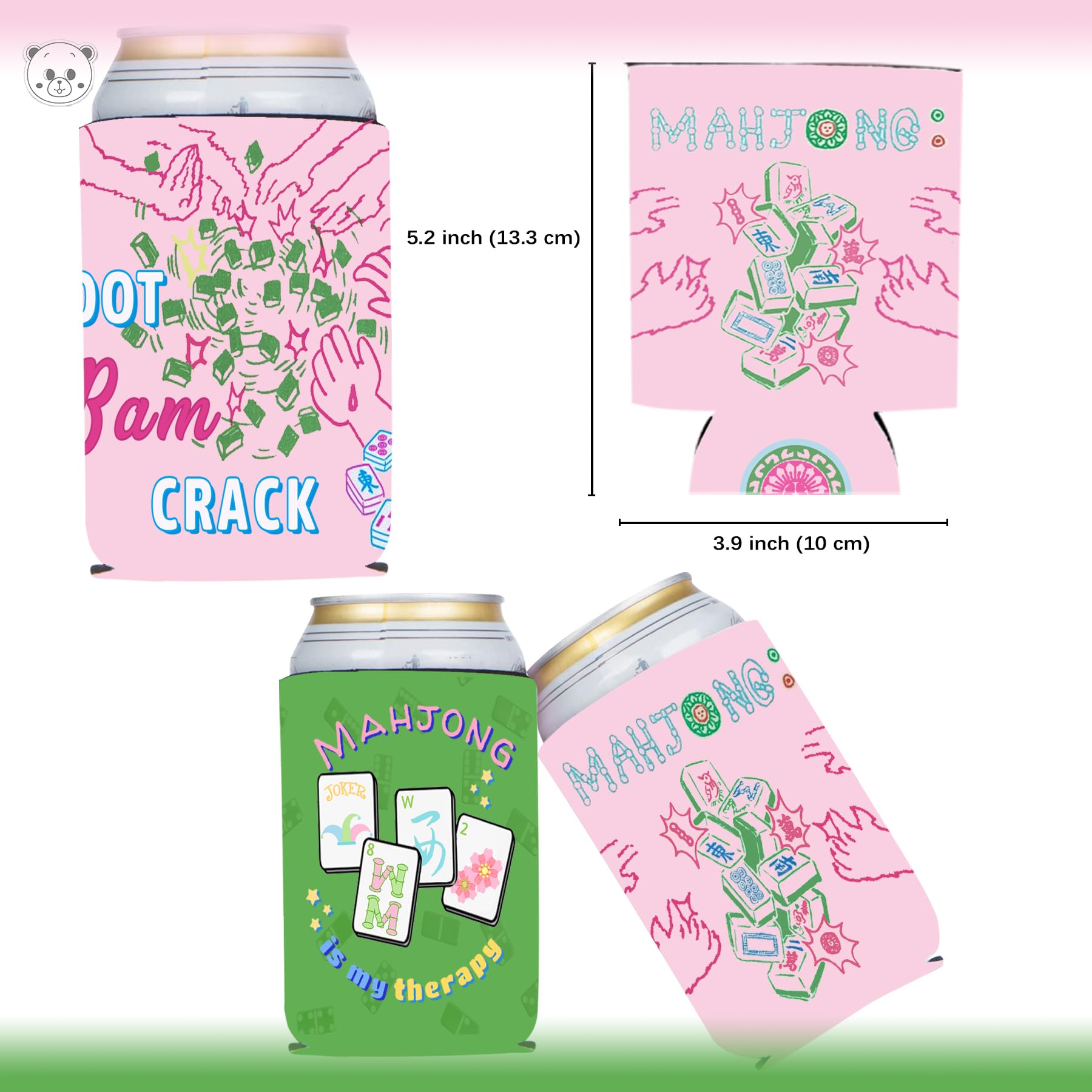 KARAQY can sleeves sized 133x105 mm fit most standard cans