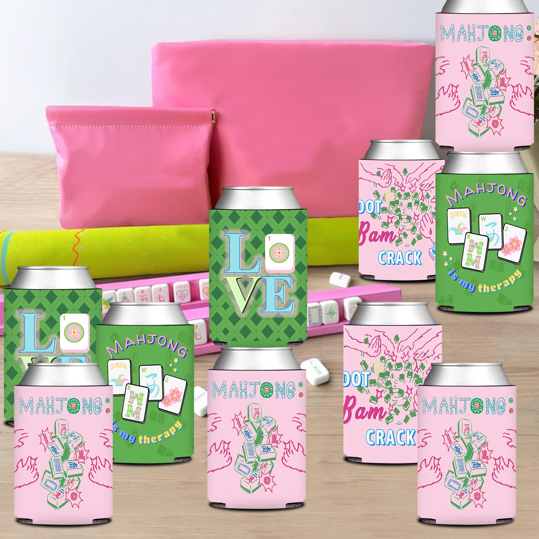 KARAQY mahjong-themed party favors add decorative flair