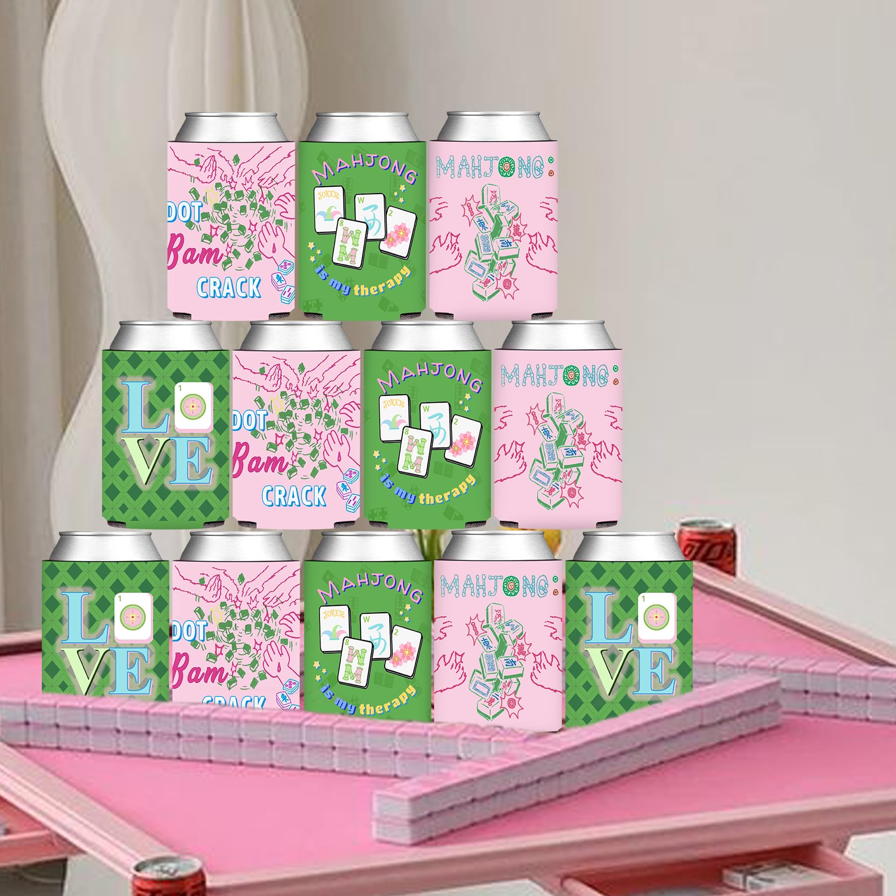KARAQY party decor flair featuring mahjong motifs