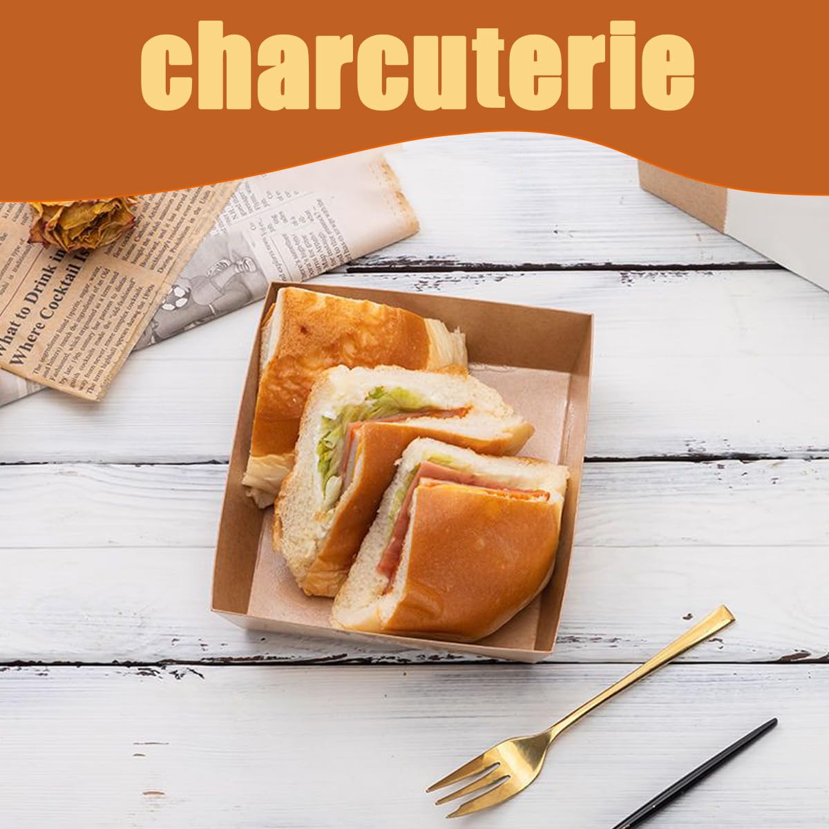 Karasmay high-clarity PET lid, attractive presentation for pastries.