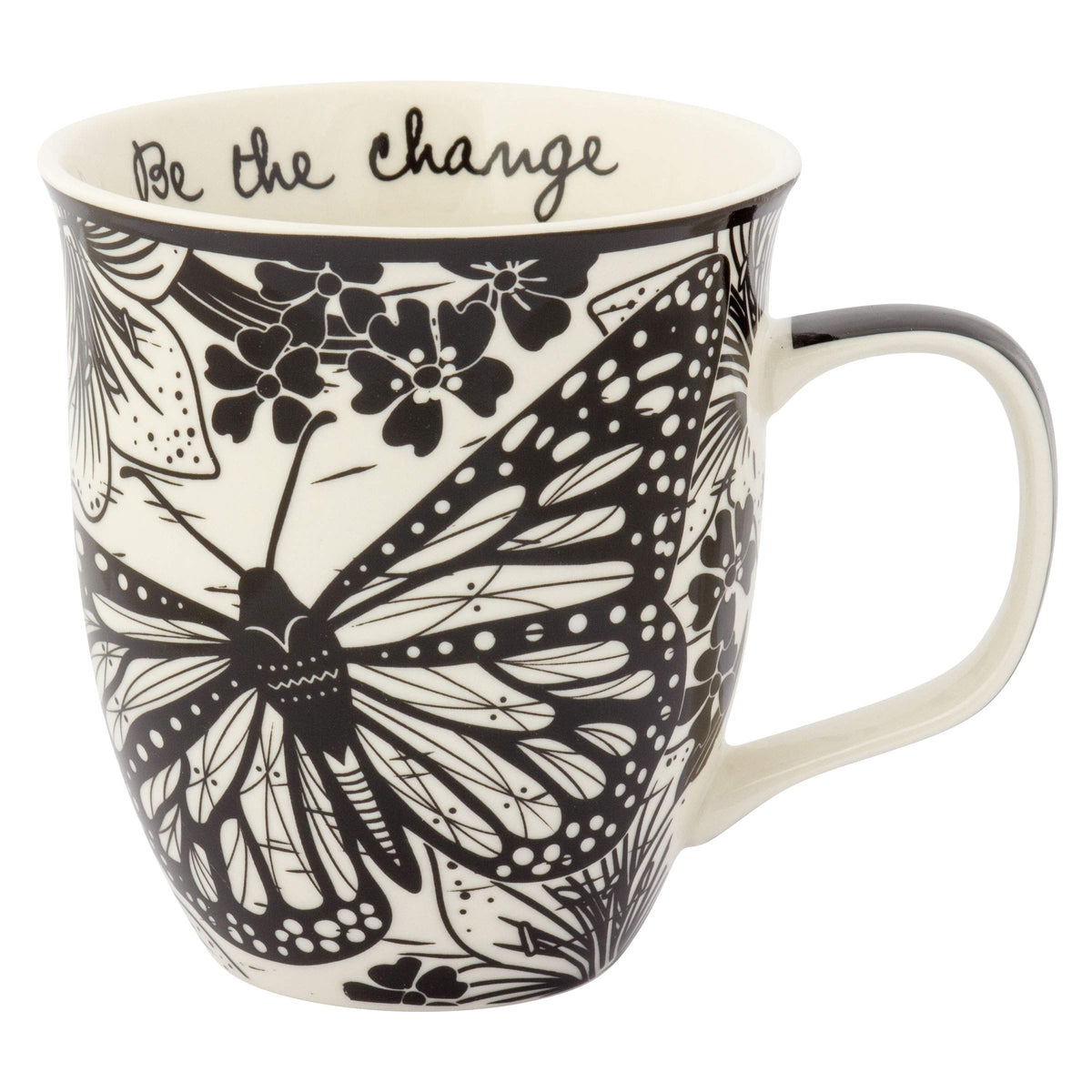 Karma Gifts boho mug features a butterfly motif for uplifting coffee moments.