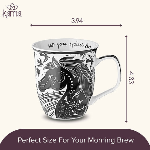 Karma Gifts cozy kitchen display mug with matching Boho towels option for gifts.