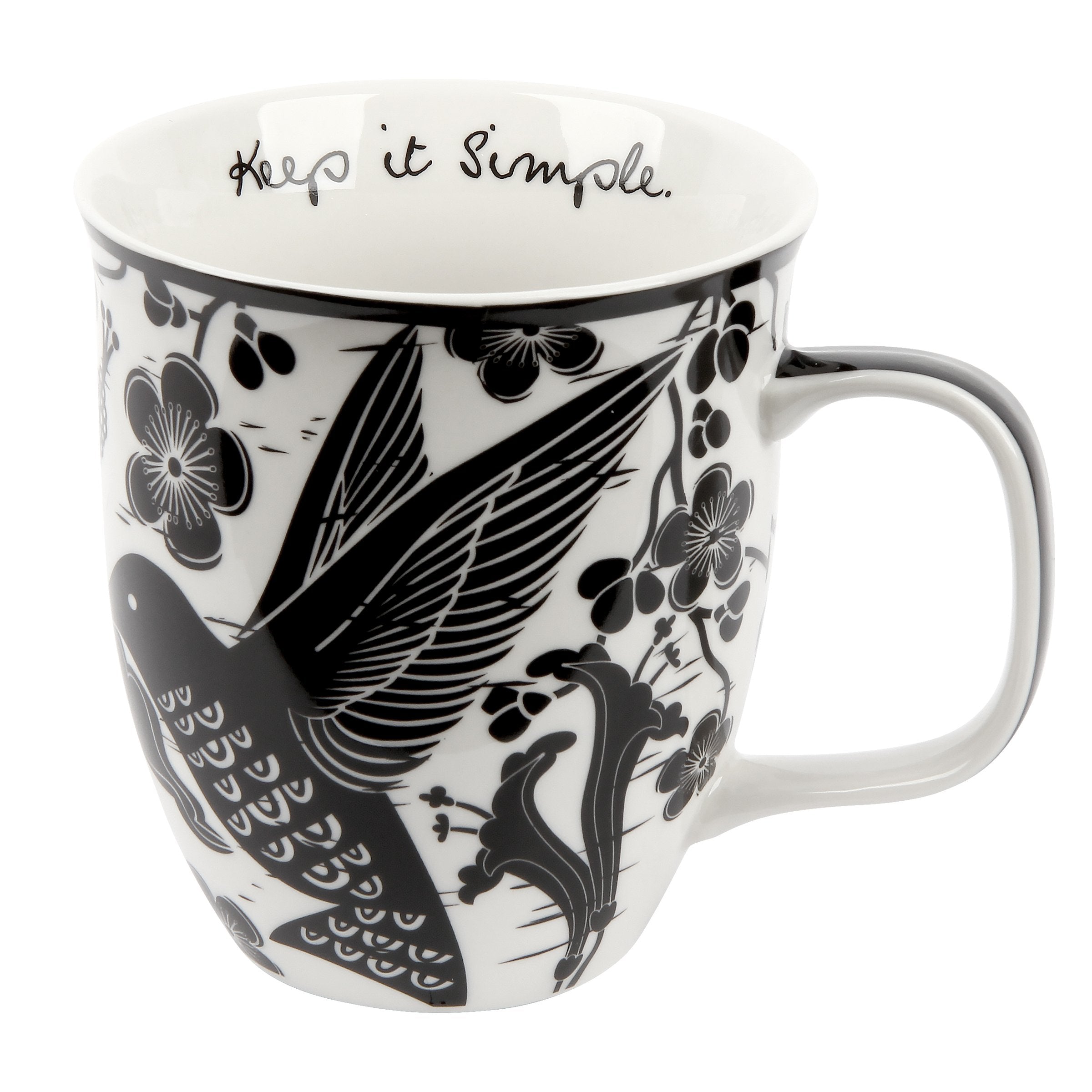 Karma Gifts hummingbird boho mug with 16oz capacity for daily coffee or tea.