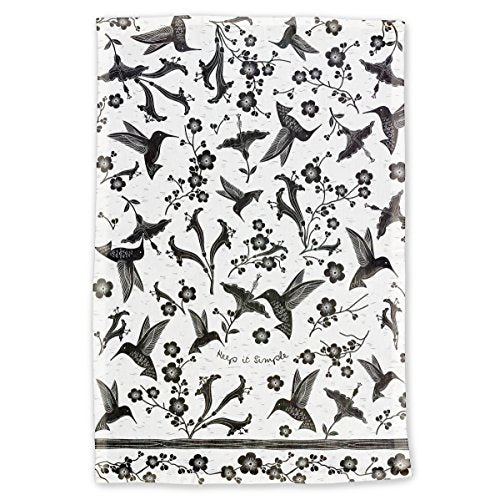 Karma gifts boho pattern towel full view for stylish kitchen decor.