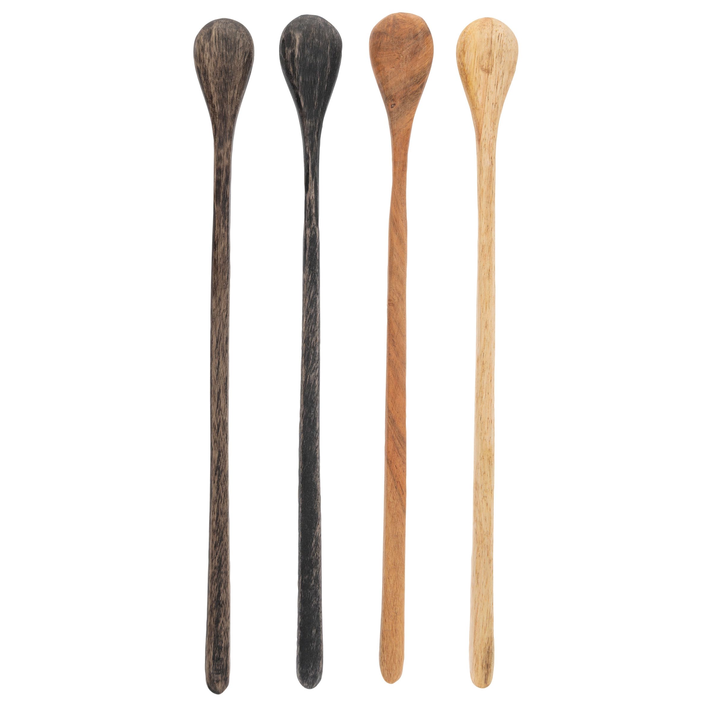 Karma mango wood spoons close-up showing durable handles for cookware