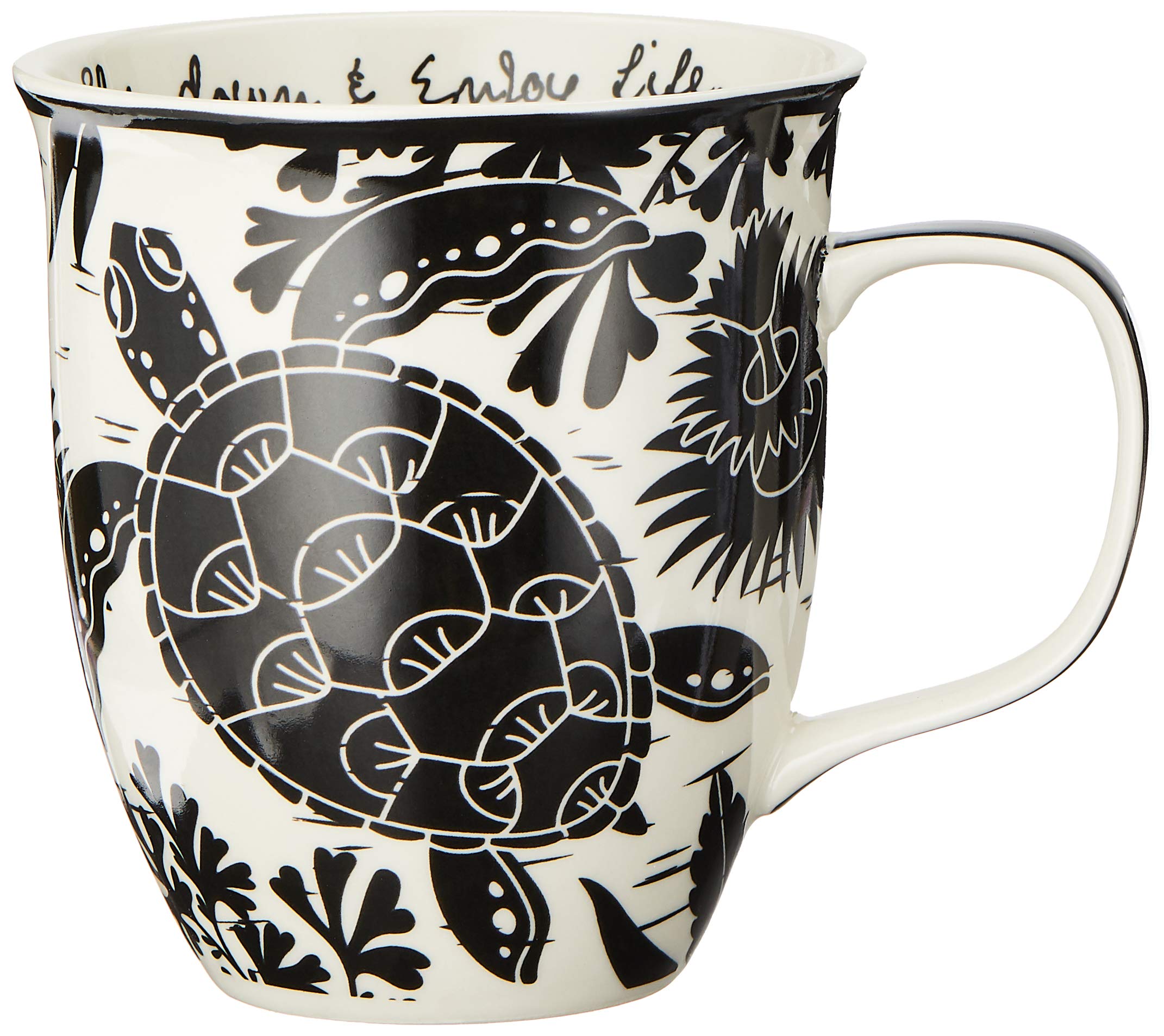 Karma Sea Turtle boho mug front view for a cozy morning coffee