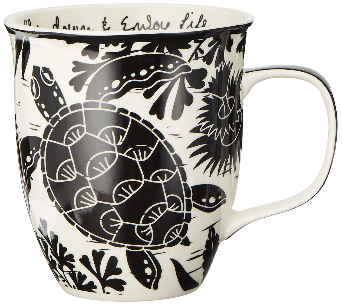 Karma Sea Turtle boho mug front view for a cozy morning coffee