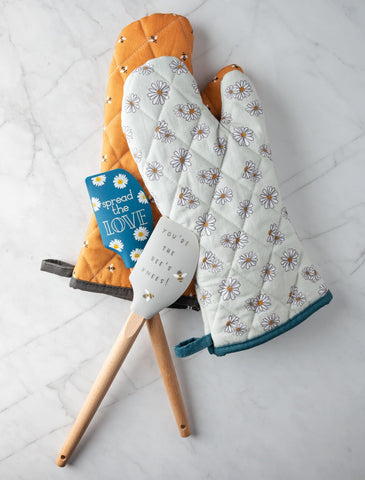 Karma silicone spatula—nonstick safe, ideal for scraping pans and folding batter.