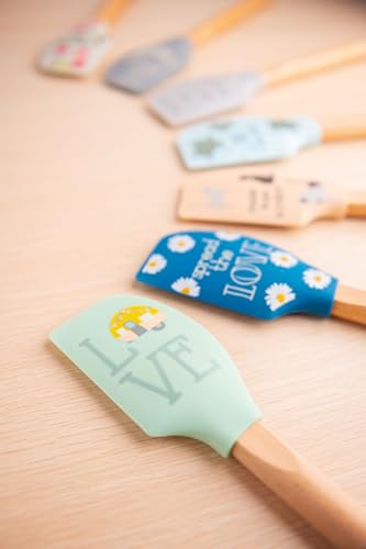 Karma wood-handled spatula ready for baking and cooking tasks