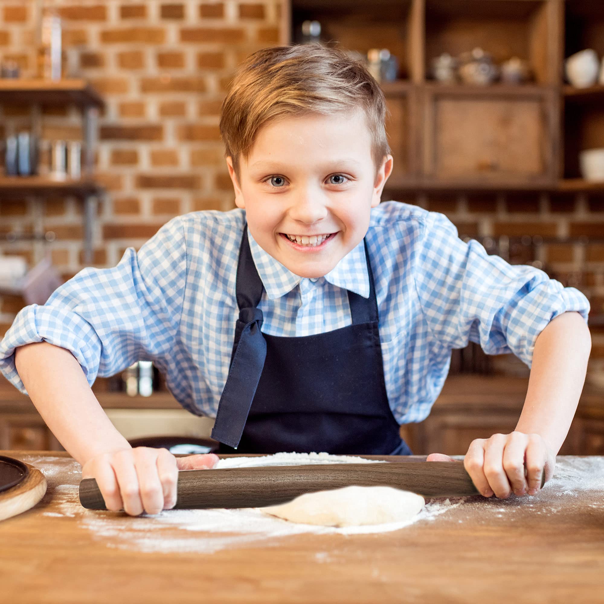 KARRYOUNG walnut rolling pin is easy to clean and maintain.