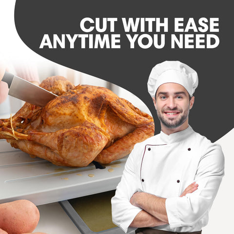 Karving King cutting board BPA-free plastic for hygienic prep