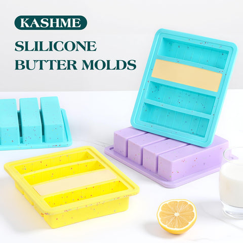 KASHME butter mold freezer-oven-safe design offers flexible storage