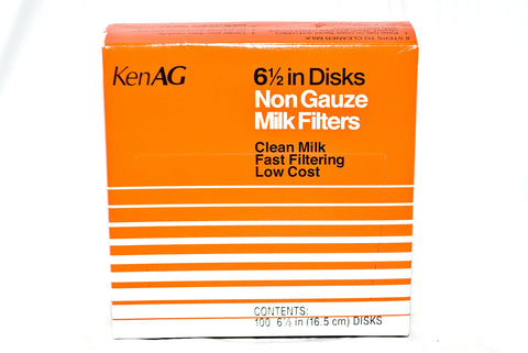 KASIYLUX milk filter disks D110 100pk for clean filtration in dairy and kitchen