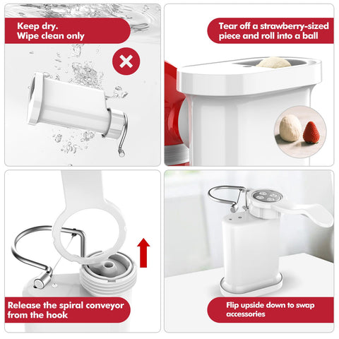 KassunKoch auto-adjusting torque hub for smooth pasta making