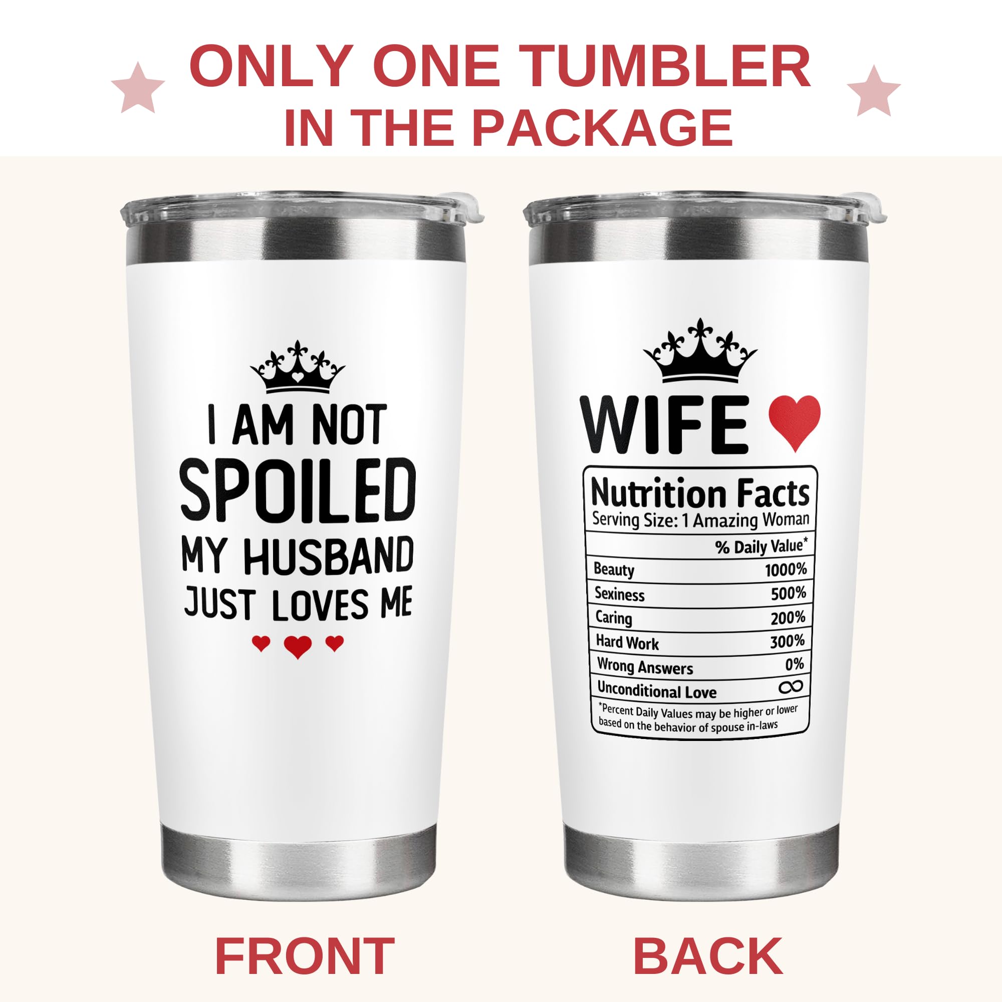 KatAndNat valentines day gift wife tumbler, adds joy to her daily routine.