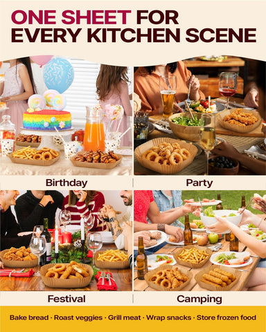 Katbite disposable liners save time on cleanup after frying.