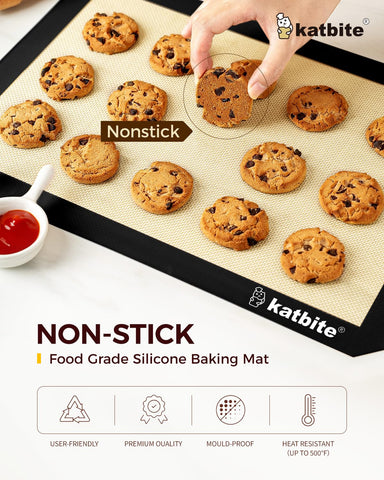 Katbite half-sheet mat close-up shows durable, thick design.