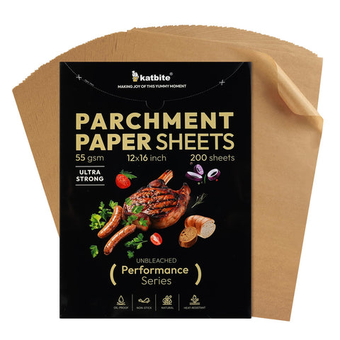 Katbite Performance Series 12x16 inch sheets for professional baking with durable non-stick surface.