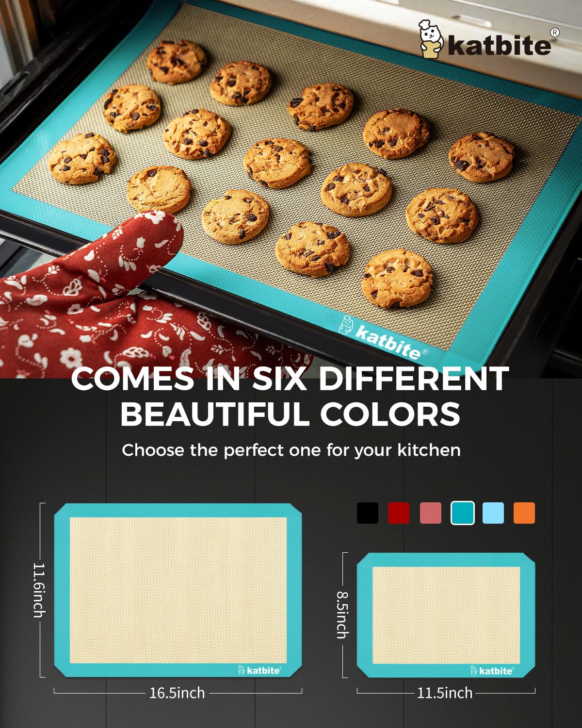 Katbite temperature range from -40°F to 500°F supports versatile kitchen use.