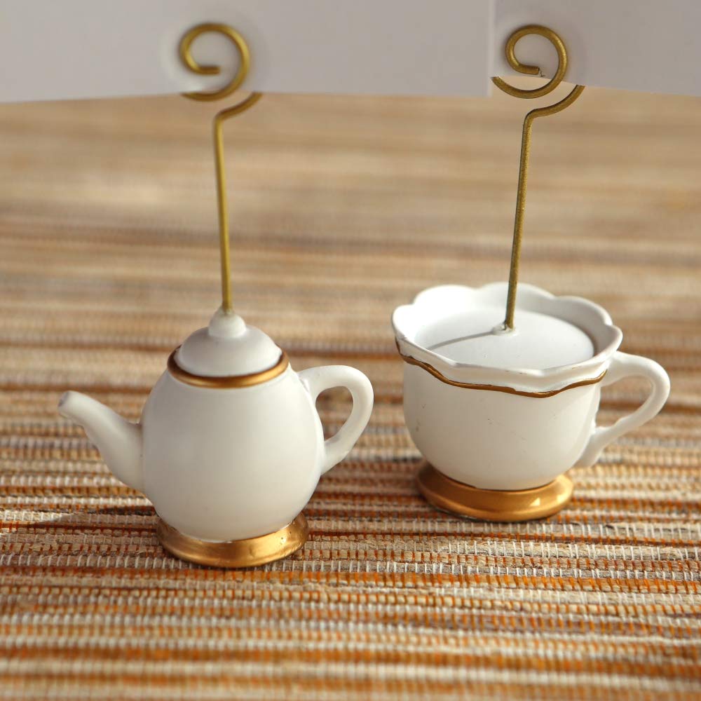 Kate Aspen Tea Time Whimsy six-pack includes teapots and teacups